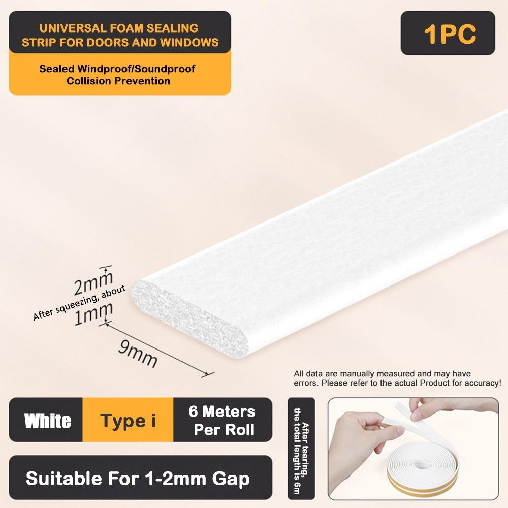 Self Adhesive Weather Stripping Door Seal Strip Soundproof Windproof Door Seal Strip Anti Collision EPDM Weatherstrip for Door
Self Adhesive Weather Stripping Door Seal Strip Soundproof Windproof Door Seal Strip Anti Collision EPDM Weatherstrip for Door