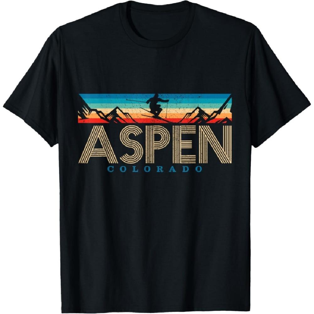 Aspen Colorado Ski - Vintage Souvenir Mountain Skiing T-Shirt S
Aspen Colorado Ski - Vintage Souvenir Mountain Skiing T-Shirt S