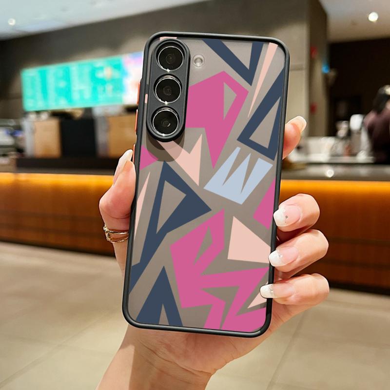 Матовый чехол с геометрическим узором для Samsung S25 S24 Fe S22 Plus Ultra S23 S21 A56 A36 A55 A16 A54 A35 A52 A25 A15 A14 5g A32 гибридный чехол-накладка Samsung Galaxy A12 розовый
Матовый чехол с геометрическим узором для Samsung S25 S24 Fe S22 Plus Ultra S23 S21 A56 A36 A55 A16 A54 A35 A52 A25 A15 A14 5g A32 гибридный чехол-накладка Samsung Galaxy A12 розовый