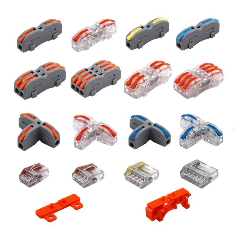 50PCS Wire Connectors Mini T Rail Fast Universal Compact Conductor Wiring Cable Electrical Connector Push-in Butt Terminal Block 50PCS
50PCS Wire Connectors Mini T Rail Fast Universal Compact Conductor Wiring Cable Electrical Connector Push-in Butt Terminal Block 50PCS
