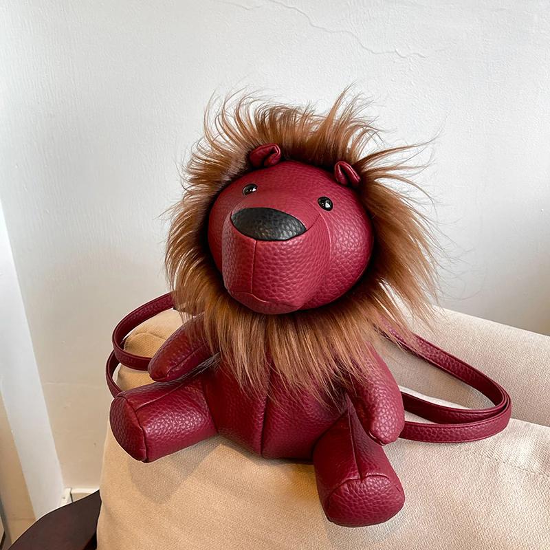 Cartoon lion plush toy backpack 2024 new fashion and funny gift красный
Cartoon lion plush toy backpack 2024 new fashion and funny gift красный