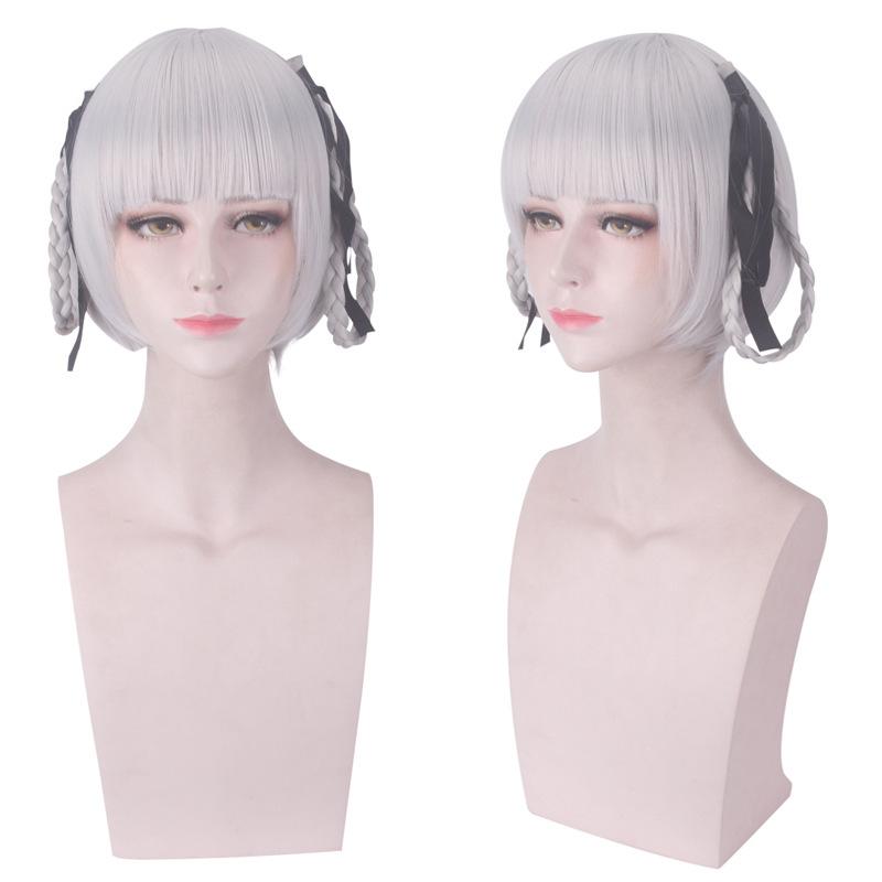 Японское аниме Kakegurui Kirari Momobami 35 см короткие парики серые косы стилизованные клипсы на косплей парик 40CM серебряный
Японское аниме Kakegurui Kirari Momobami 35 см короткие парики серые косы стилизованные клипсы на косплей парик 40CM серебряный
