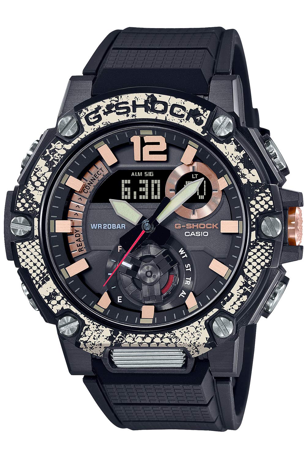 Casio Watch G-Shock G-STEEL Bluetooth Equipped with Solar Carbon Core Guard Structure Black GST-B300WLP-1AJR Men s
Casio Watch G-Shock G-STEEL Bluetooth Equipped with Solar Carbon Core Guard Structure Black GST-B300WLP-1AJR Men s