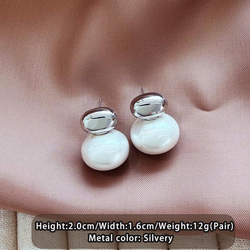 Design sense Flat Round Metal pearl Pendant Hanging Earrings for 2026 Fashion Ears Jewelry Elegant Accessories For Women Party серебряный
Design sense Flat Round Metal pearl Pendant Hanging Earrings for 2026 Fashion Ears Jewelry Elegant Accessories For Women Party серебряный