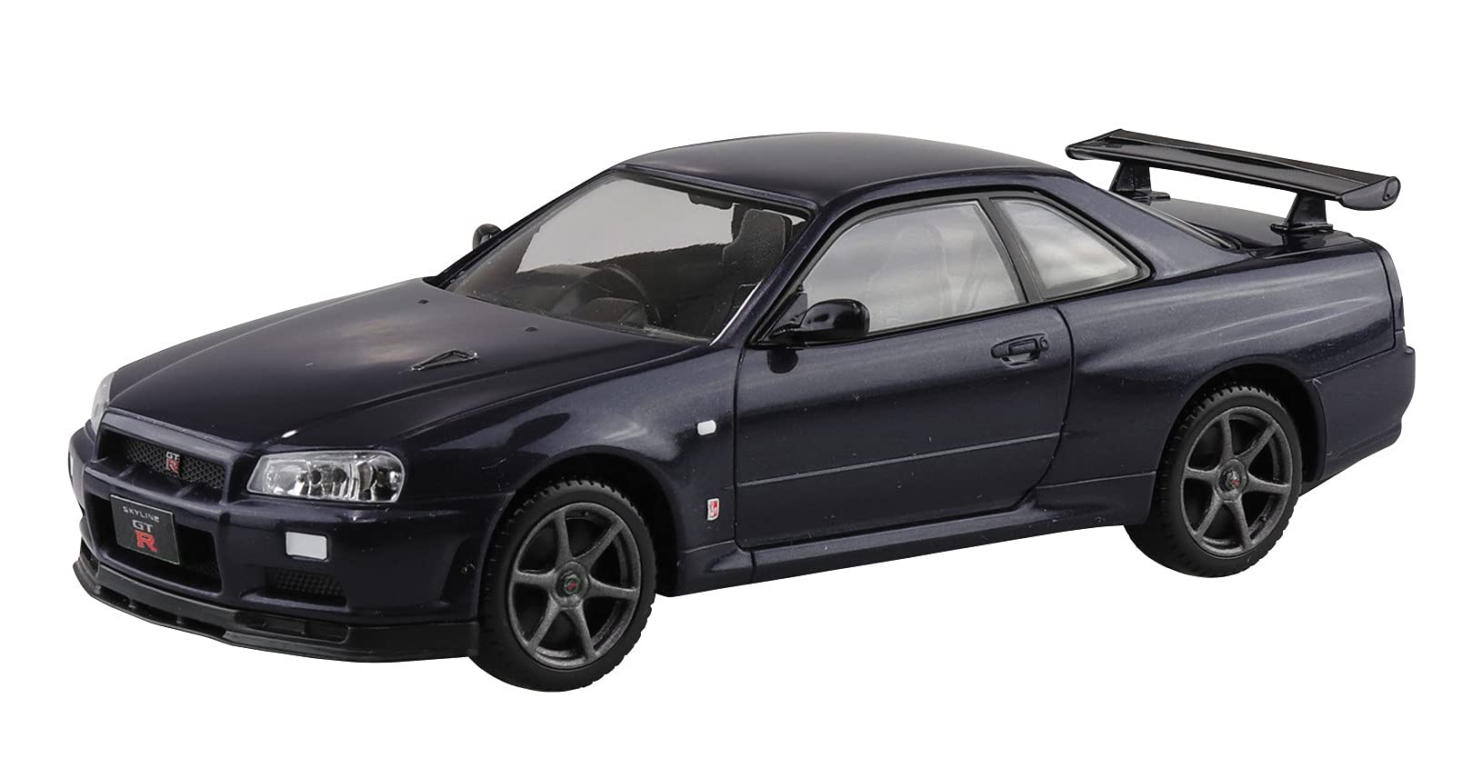 Aoshima Bunka Kyozaisha The Snap Kit Series Nissan R34 Skyline Midnight Purple III Пластиковая модель 1/32 GT-R с цветовой кодировкой 11-C
Aoshima Bunka Kyozaisha The Snap Kit Series Nissan R34 Skyline Midnight Purple III Пластиковая модель 1/32 GT-R с цветовой кодировкой 11-C