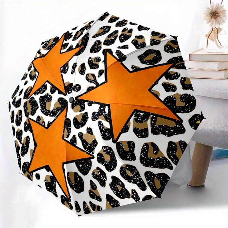1pc Leopard Print umbrella with, Automatic Open/Close, Compact Folding design - Lightweight Travel Umbrella with Black & Golde (as the picture,Iron&8K)
1pc Leopard Print umbrella with, Automatic Open/Close, Compact Folding design - Lightweight Travel Umbrella with Black & Golde (as the picture,Iron&8K)