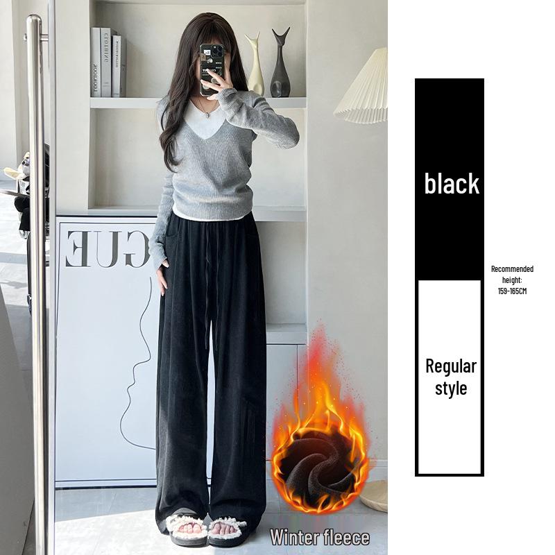 Женские брюки из флиса Douyin - Осень/Зима 2024, с высокой посадкой, длиной в пол, широкие, повседневные XXL (65-72.5 kg)
Женские брюки из флиса Douyin - Осень/Зима 2024, с высокой посадкой, длиной в пол, широкие, повседневные XXL (65-72.5 kg)