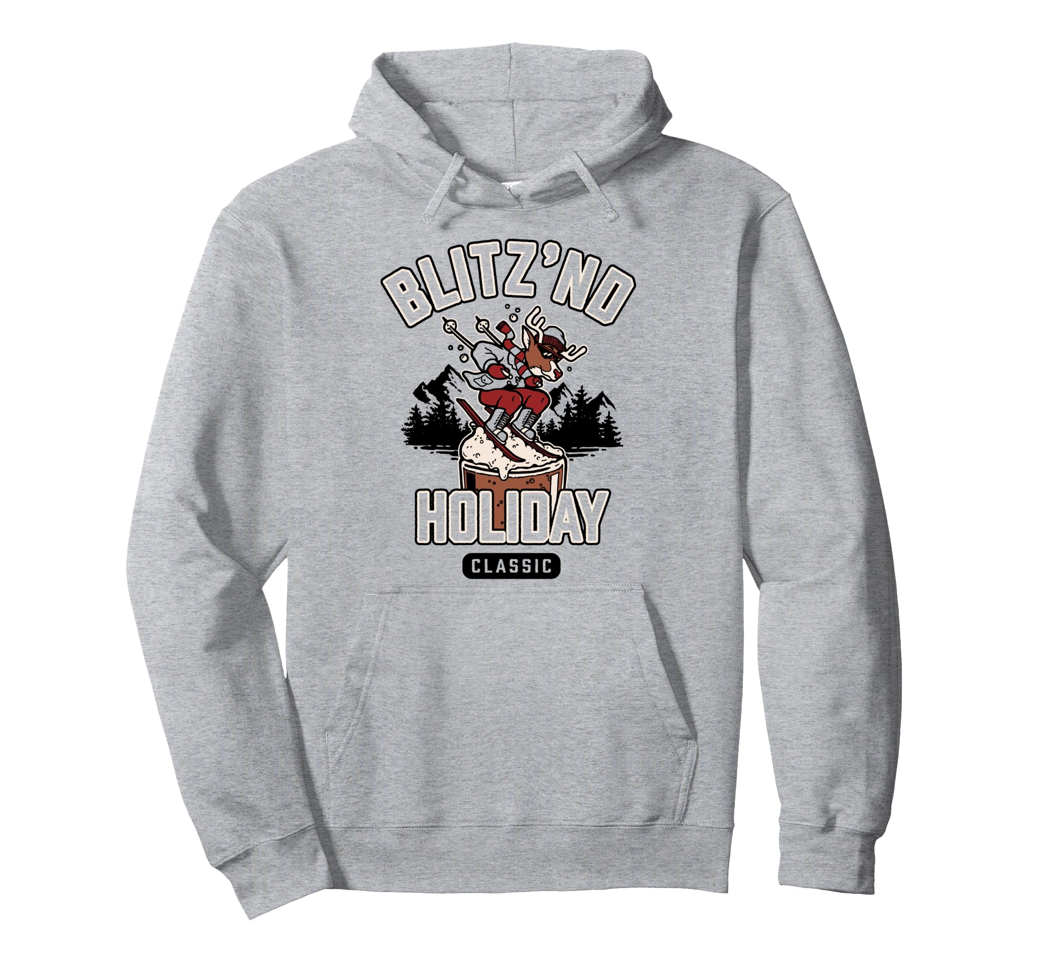Trendy Blitz nd Holiday Classic Reindeer Skiing Hoodie
Trendy Blitz nd Holiday Classic Reindeer Skiing Hoodie