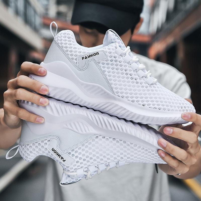 Сетчатые дышащие туфли мужские летние полые повседневные сетчатые спортивные туфли мягкая подошва нескользящие и дезодорирующие туфли Putian 47 белый
Сетчатые дышащие туфли мужские летние полые повседневные сетчатые спортивные туфли мягкая подошва нескользящие и дезодорирующие туфли Putian 47 белый