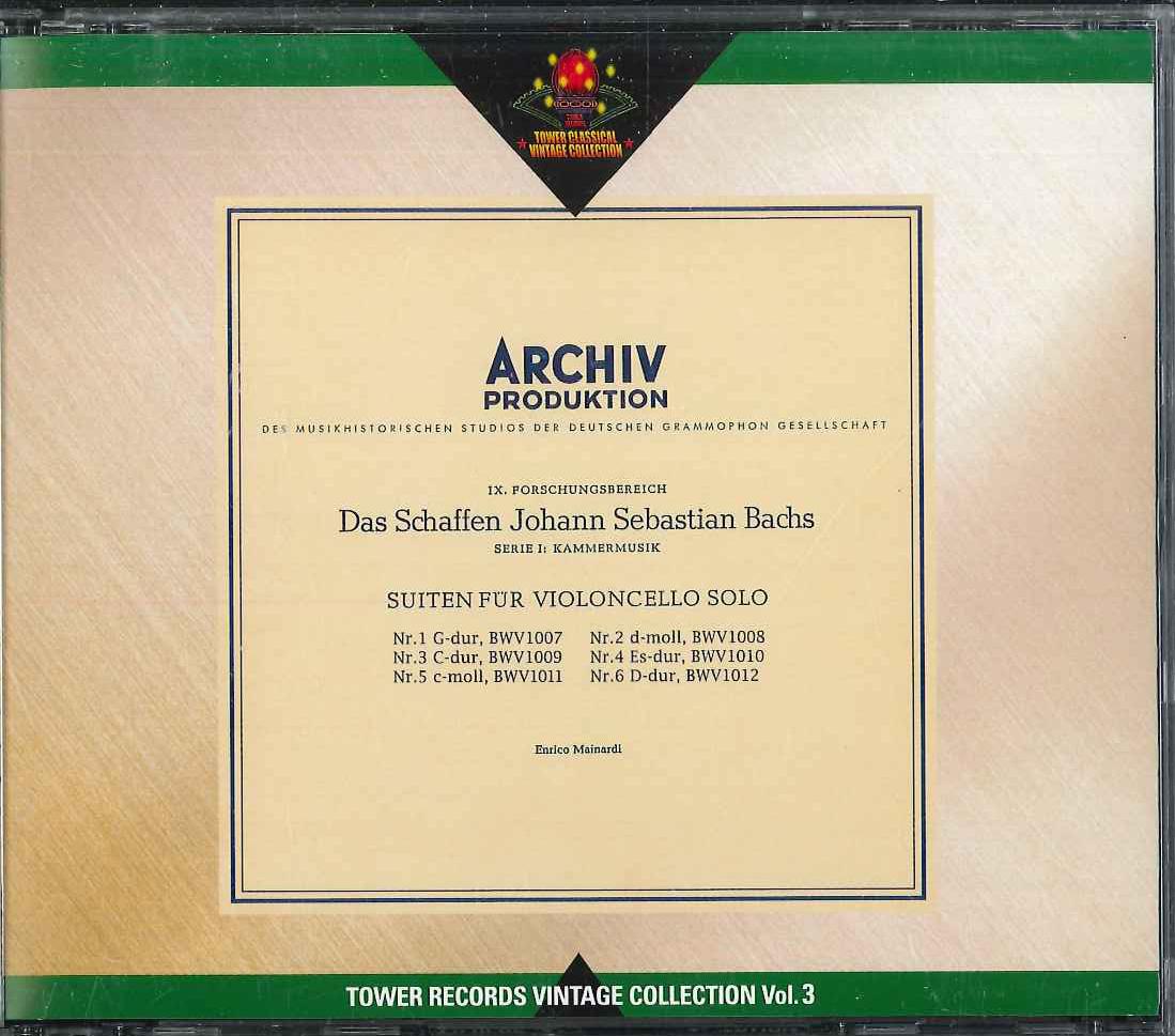 CD ANRICO MAINARDI - Bach 6 Suiten Fur Violoncello Solo PROA5961 UNIVERSAL Japan Classical Used
CD ANRICO MAINARDI - Bach 6 Suiten Fur Violoncello Solo PROA5961 UNIVERSAL Japan Classical Used