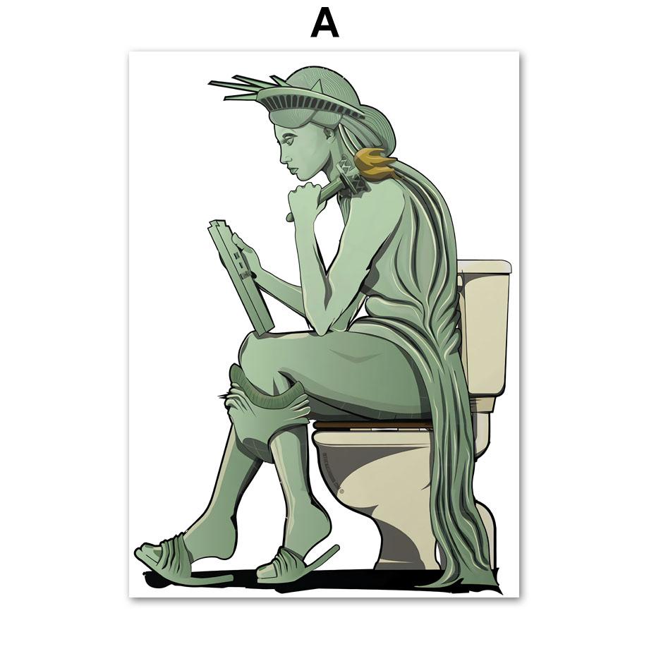 Смешной постер с изображением знаменитой фигуры, настенное искусство в туалете, холст, скандинавские постеры и принты, настенные картины для декора гостиной без рамки 21*30cm No Frame
Смешной постер с изображением знаменитой фигуры, настенное искусство в туалете, холст, скандинавские постеры и принты, настенные картины для декора гостиной без рамки 21*30cm No Frame