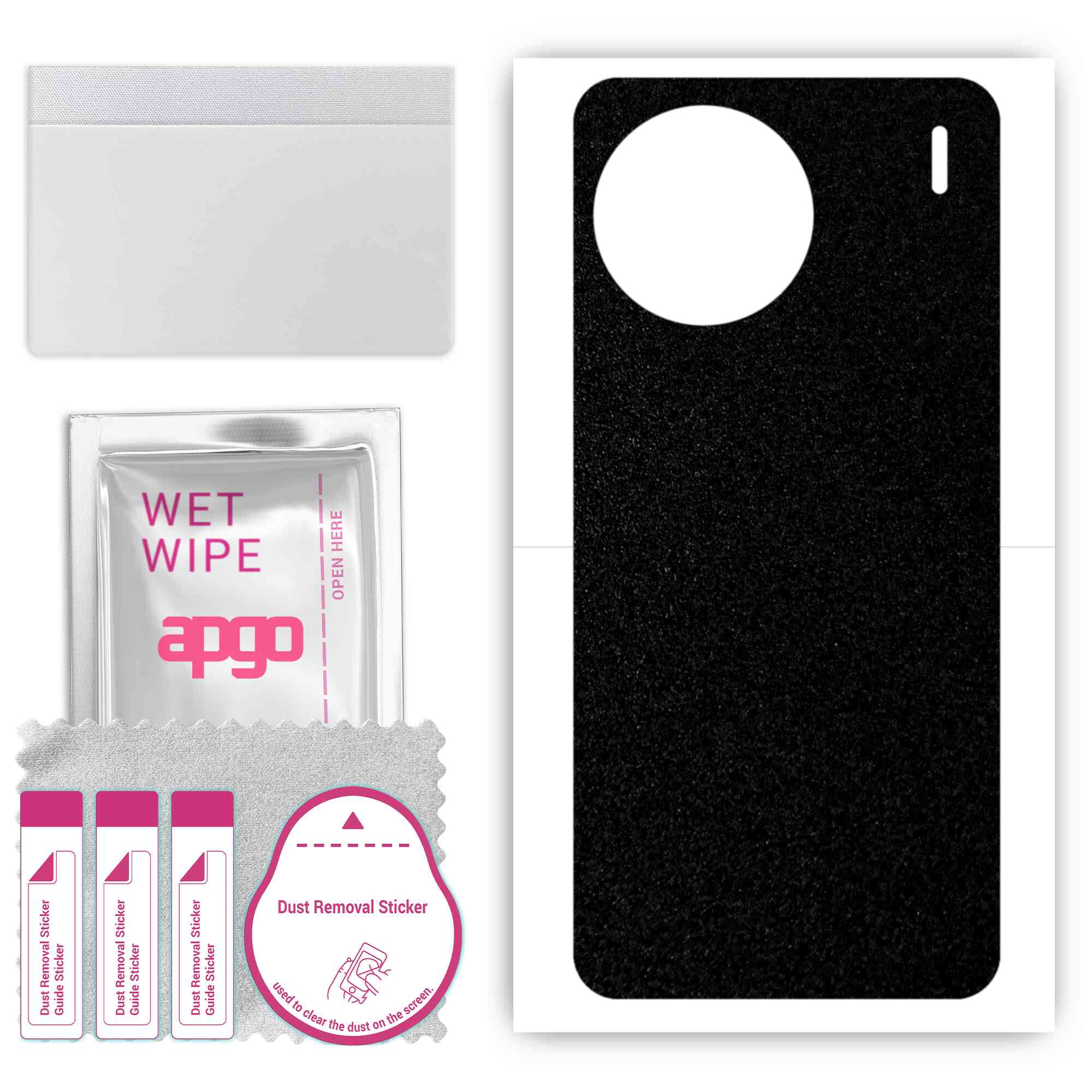 apgo Protective Skin Sticker for the back compatible with Vivo X90s, Wrap Film, Foil, Vinyl - Pattern Matte Black
apgo Protective Skin Sticker for the back compatible with Vivo X90s, Wrap Film, Foil, Vinyl - Pattern Matte Black