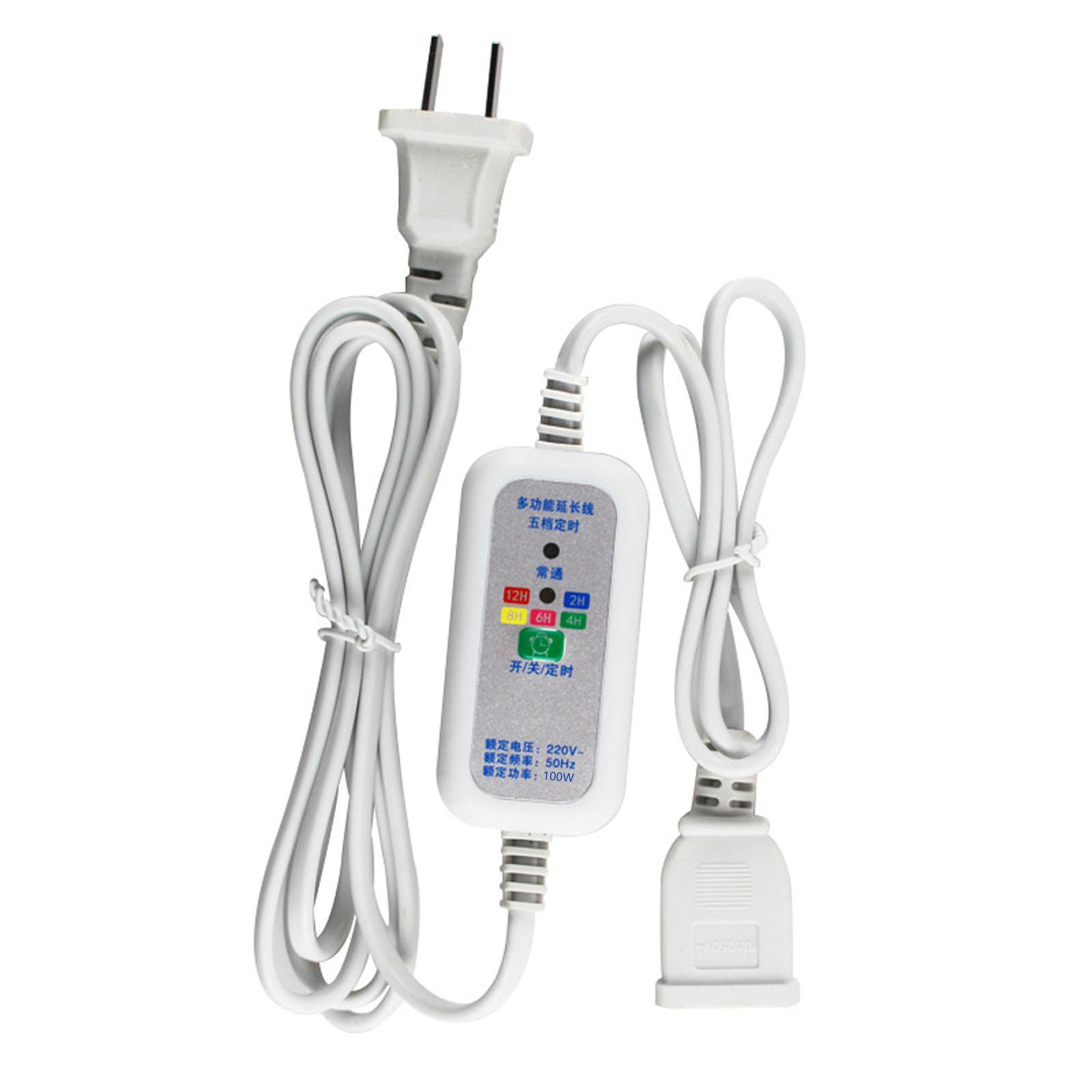 Power Cable with 2 4 6 8 12Hour Timer Control 2M Length 60W with Auto Shut-Off Function for Energy-Saving Convenience
Power Cable with 2 4 6 8 12Hour Timer Control 2M Length 60W with Auto Shut-Off Function for Energy-Saving Convenience