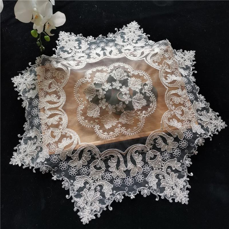 European Octagonal Lace Embroidery Chic Tablecloth Coaster Balcony Bedroom Small Round Table Cloth Mat Party Banquet Decoration Octagon 60cm
European Octagonal Lace Embroidery Chic Tablecloth Coaster Balcony Bedroom Small Round Table Cloth Mat Party Banquet Decoration Octagon 60cm