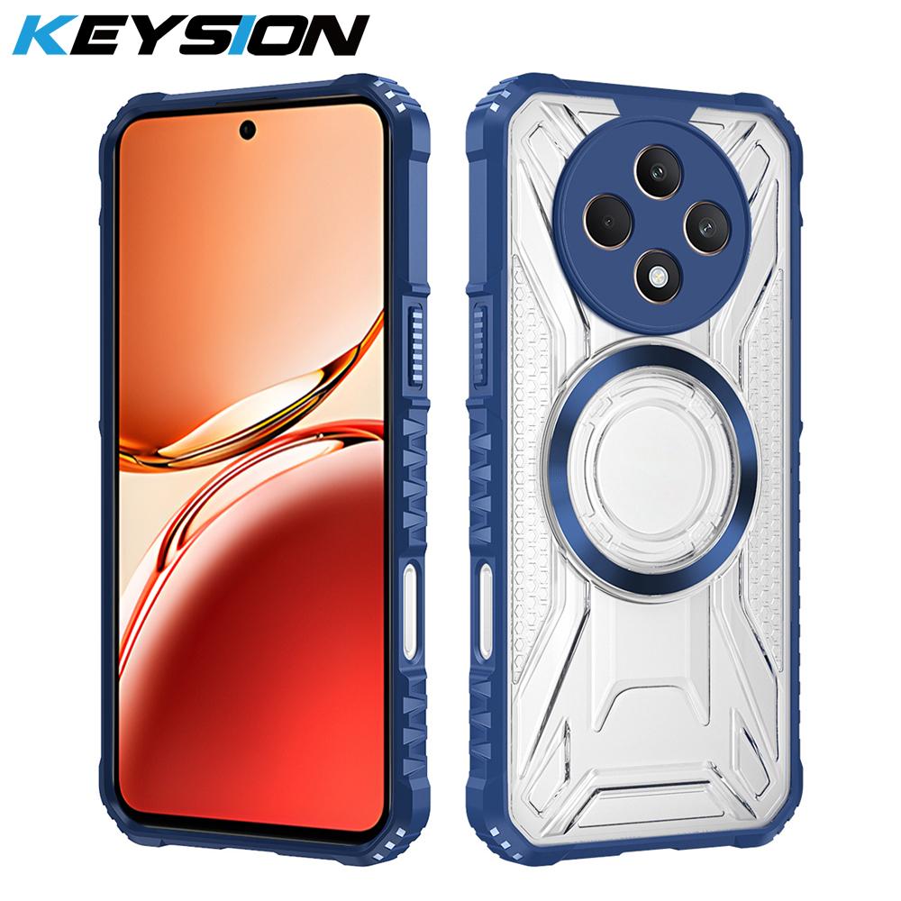 KEYSION Transparent Magnetic Case for TECNO Spark 30C 4G Silicone+PC Heavy Duty Shockproof Phone Cover for Tecno Spark 30 Pro 4G for Spark 30C синій
KEYSION Transparent Magnetic Case for TECNO Spark 30C 4G Silicone+PC Heavy Duty Shockproof Phone Cover for Tecno Spark 30 Pro 4G for Spark 30C синій