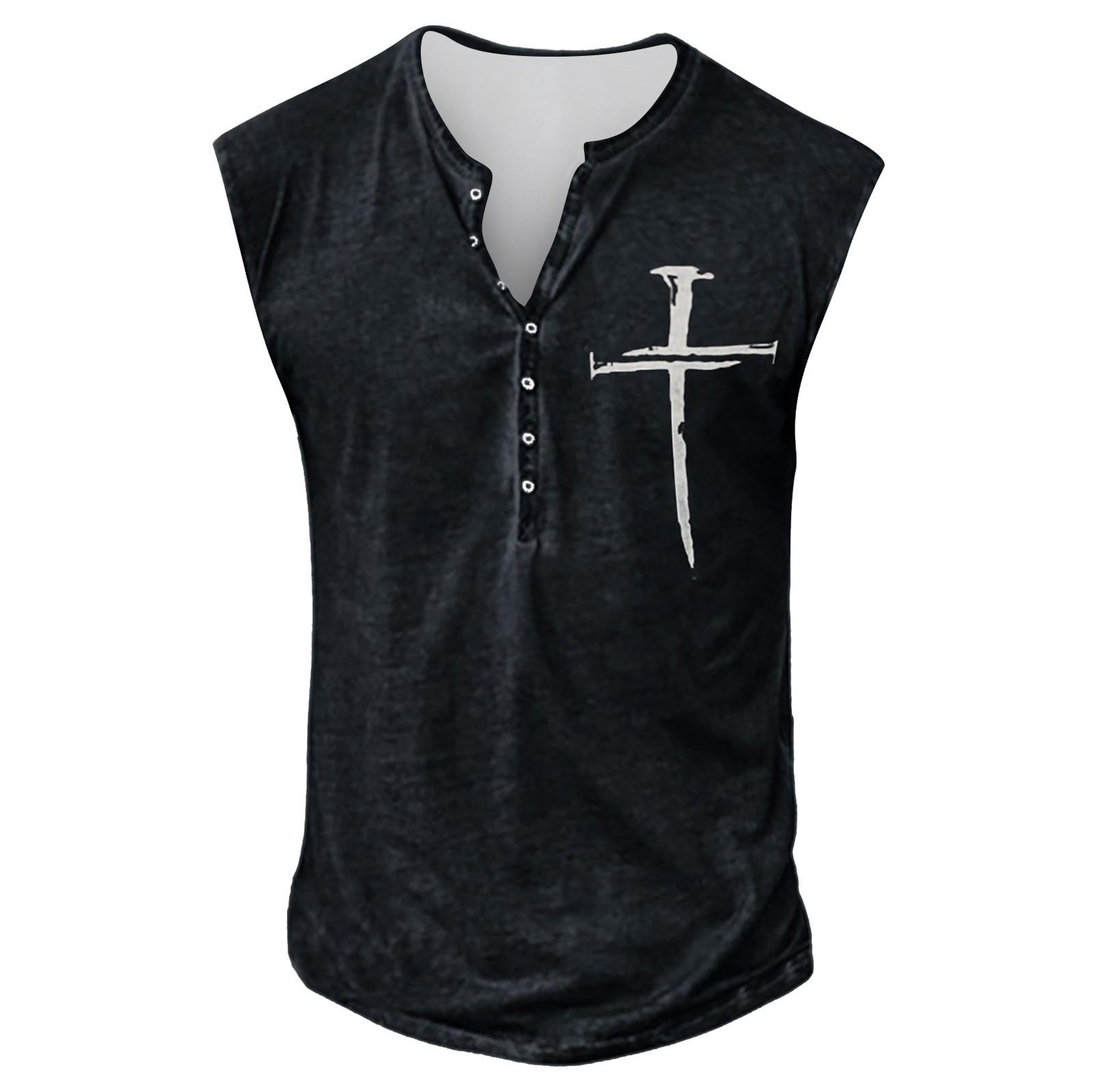 Mens Summer Surf Beach Tank Top Large Size Casual Breathable Sleeveless Top Loose Print Tank Top Man Shirt M чорний
Mens Summer Surf Beach Tank Top Large Size Casual Breathable Sleeveless Top Loose Print Tank Top Man Shirt M чорний