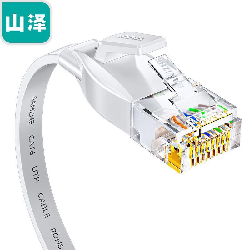 SAMZHE CAT6 Flat Ethernet Cable
SAMZHE CAT6 Flat Ethernet Cable
