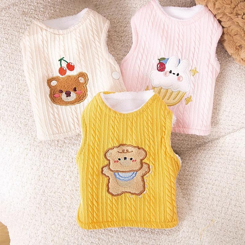 Autumn and Winter Padded Dog Thickened Thermal Vest Cat Two-legged Bear Knitted Double Vest Pet Dog Clothes XS
Autumn and Winter Padded Dog Thickened Thermal Vest Cat Two-legged Bear Knitted Double Vest Pet Dog Clothes XS