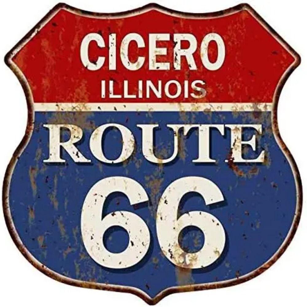 Вінтажна металева квадратна табличка Route 66 Декор для гаража, дому, бару 20x20 см
Вінтажна металева квадратна табличка Route 66 Декор для гаража, дому, бару 20x20 см