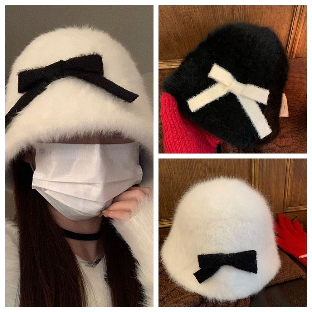 Y2k Bow Buck Hat Утолщенная пушистая шляпа рыбака Повседневная плюшевая шляпа для бассейна Осень чёрный
Y2k Bow Buck Hat Утолщенная пушистая шляпа рыбака Повседневная плюшевая шляпа для бассейна Осень чёрный