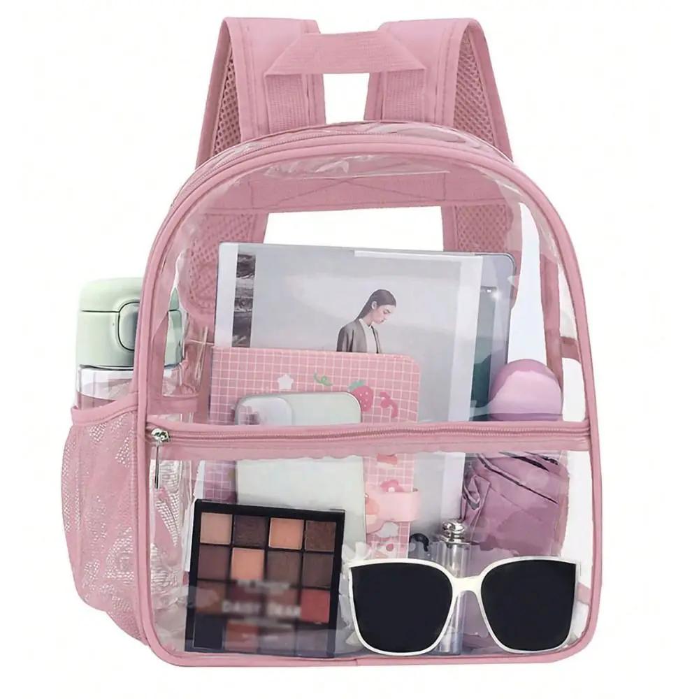 Clear Backpack Transparent PVC Backpack Summer Waterproof Beach Cell Phone Bag for Travel School Storage Small Backbags
Clear Backpack Transparent PVC Backpack Summer Waterproof Beach Cell Phone Bag for Travel School Storage Small Backbags
