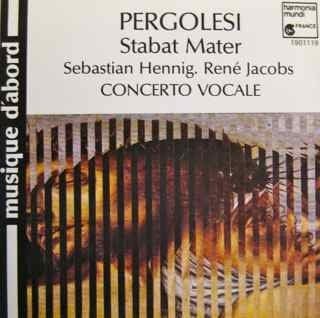 CD GIOVANNI BATTISTA PERGOLESI - SEBAS - Stabat Mater HMA1901119 harmonia mundi France Classical Used
CD GIOVANNI BATTISTA PERGOLESI - SEBAS - Stabat Mater HMA1901119 harmonia mundi France Classical Used