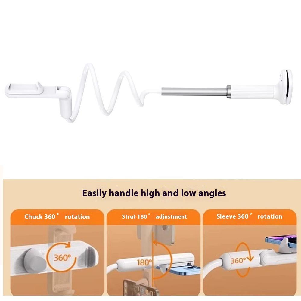 LR-059 110cm Bedside Flexible Phone Holder 360 Degree Rotation Overhead Live Streaming Phone Bracket
LR-059 110cm Bedside Flexible Phone Holder 360 Degree Rotation Overhead Live Streaming Phone Bracket
