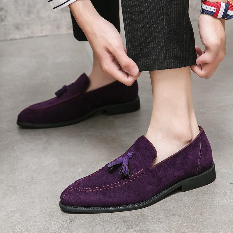 Foreign trade large size loafers 38-48 yards 2025 autumn velvet British retro fringed foot cover business casual leather shoes 38 фиолетовый
Foreign trade large size loafers 38-48 yards 2025 autumn velvet British retro fringed foot cover business casual leather shoes 38 фиолетовый