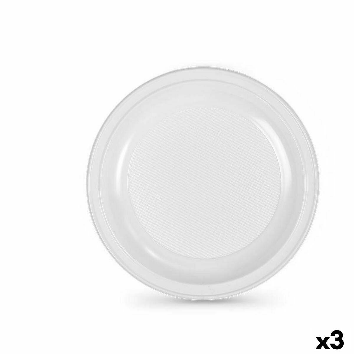 Lot D assiettes Réutilisables Algon Blanc Plastique 28 X 28 X 1,5 Cm (36 Unités) TU прозрачный 
Lot D assiettes Réutilisables Algon Blanc Plastique 28 X 28 X 1,5 Cm (36 Unités) TU прозрачный