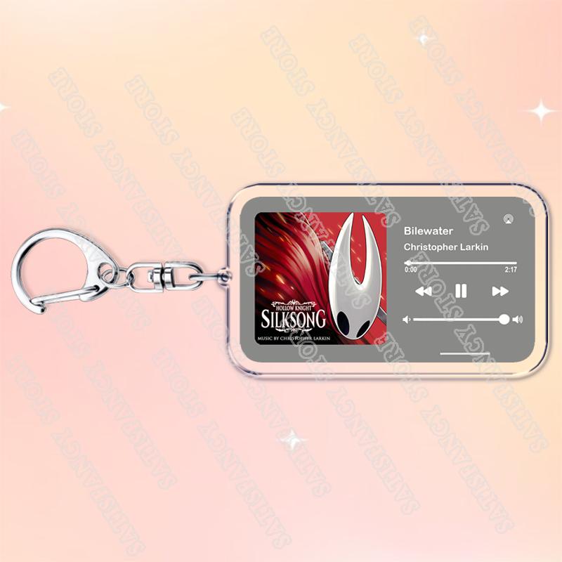 Hot Game Hollow Knight Silksong Music Keychains for Accessories Bag Original Soundtrack Song Keyings Jewelry Fans Gamer Gifts
Hot Game Hollow Knight Silksong Music Keychains for Accessories Bag Original Soundtrack Song Keyings Jewelry Fans Gamer Gifts