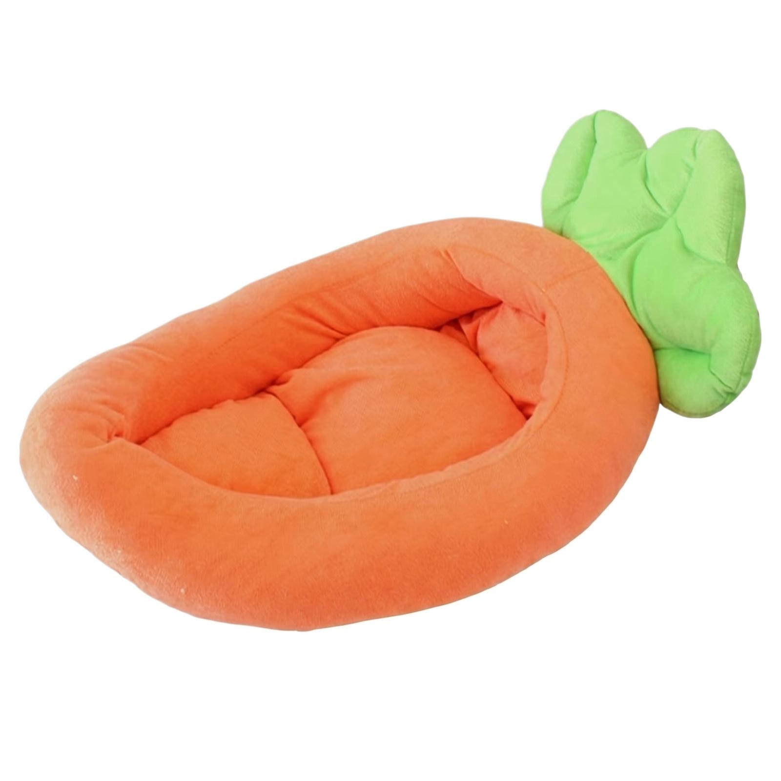 Plush Animal Bed Soft Pet Nest Comfortable Small Animal Sleeping Mat Suitable for Indoor Use with Unique Carrot Shape Design One Size
Plush Animal Bed Soft Pet Nest Comfortable Small Animal Sleeping Mat Suitable for Indoor Use with Unique Carrot Shape Design One Size