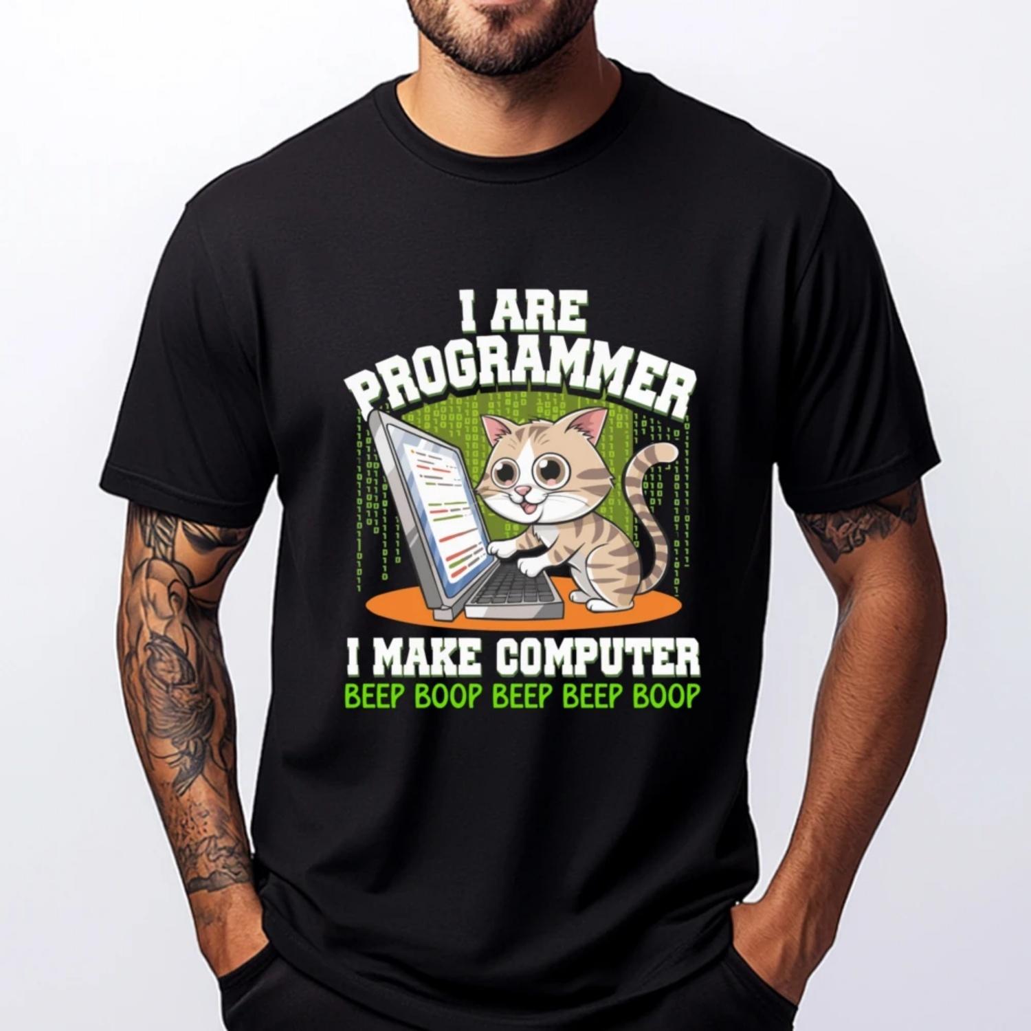 Programmer Cat Kitty Meow Animal Pet Computer Programming Streetwear Anime T Shirts Print Camisetas De Hombre S чёрный
Programmer Cat Kitty Meow Animal Pet Computer Programming Streetwear Anime T Shirts Print Camisetas De Hombre S чёрный