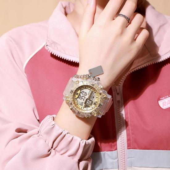 Светодиодные электронные часы, мягкий силиконовый ремешок, прозрачный круглый циферблат, регулируемая пряжка для девочек, студентов, детей, повседневные спортивные цифровые наручные часы, подарок на день рождения 
Светодиодные электронные часы, мягкий силиконовый ремешок, прозрачный круглый циферблат, регулируемая пряжка для девочек, студентов, детей, повседневные спортивные цифровые наручные часы, подарок на день рождения