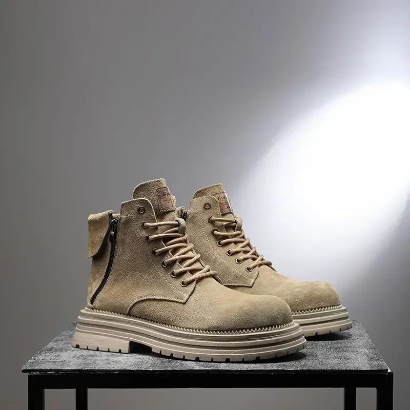 Platform Solid Color Male Casual Boots Thick Sole Round Toe Men s Leather Shoes Social Shipping Free On Sale 2024 Adults 44
Platform Solid Color Male Casual Boots Thick Sole Round Toe Men s Leather Shoes Social Shipping Free On Sale 2024 Adults 44