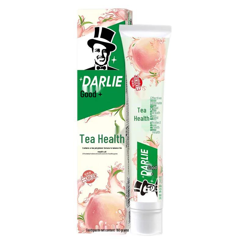 Darlie Tea Fresh Toothpaste with White Peach Flavor
Darlie Tea Fresh Toothpaste with White Peach Flavor