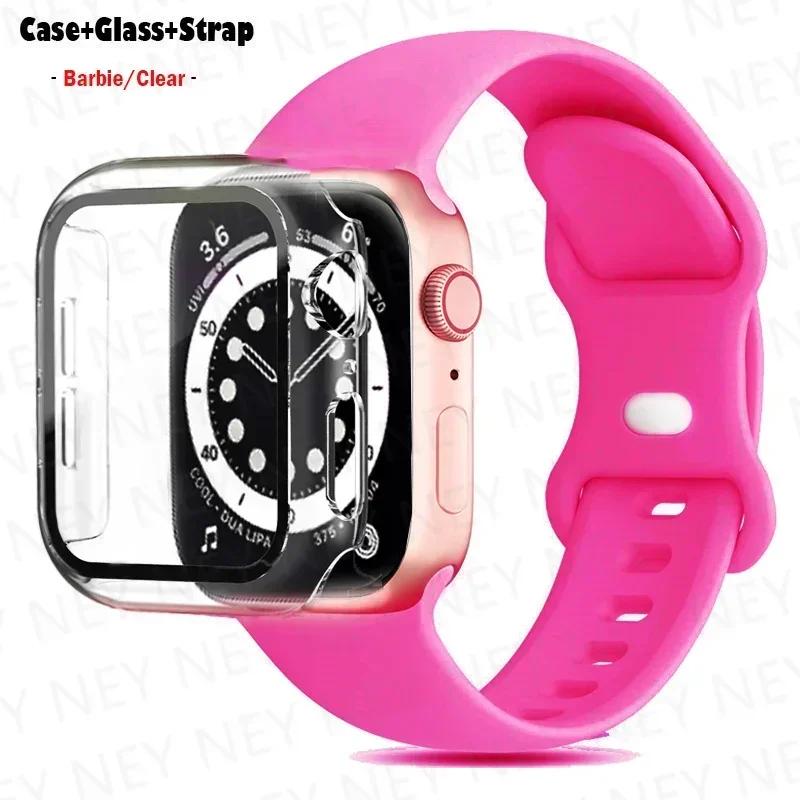 Glass+Case+watchbands For Watch band 44mm 41mm 45mm 40mm 38mm 42mm Silicone bracelet iWatch serises 9 8 4 5 6 SE 7 band 42mm series 321
Glass+Case+watchbands For Watch band 44mm 41mm 45mm 40mm 38mm 42mm Silicone bracelet iWatch serises 9 8 4 5 6 SE 7 band 42mm series 321