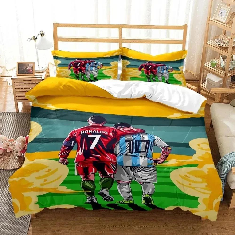 Fashion Football Star 3D Printed Bedding For Boys Queen Bedding Set Soft And Comfortable Customized King Size Bedding Set 70x133cm 2pcs
Fashion Football Star 3D Printed Bedding For Boys Queen Bedding Set Soft And Comfortable Customized King Size Bedding Set 70x133cm 2pcs