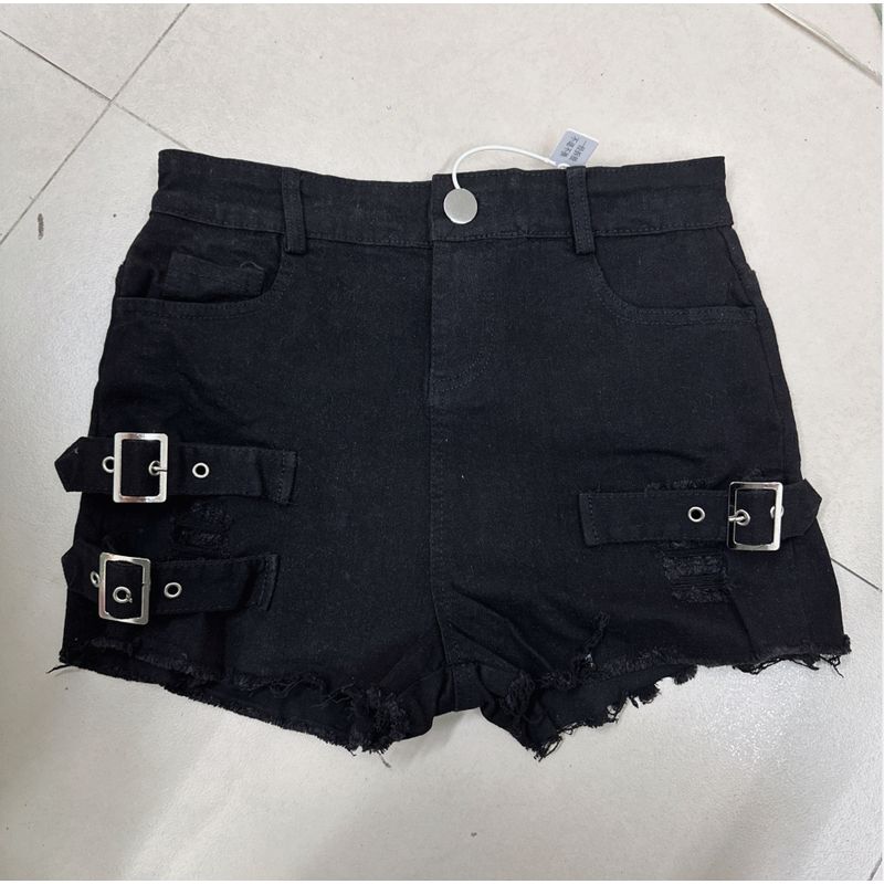 9047# Cross-Border Fashion New Arrival High Waist Sexy Hole Stretch Oversized Slacks Denim Shorts Denim Black S
9047# Cross-Border Fashion New Arrival High Waist Sexy Hole Stretch Oversized Slacks Denim Shorts Denim Black S