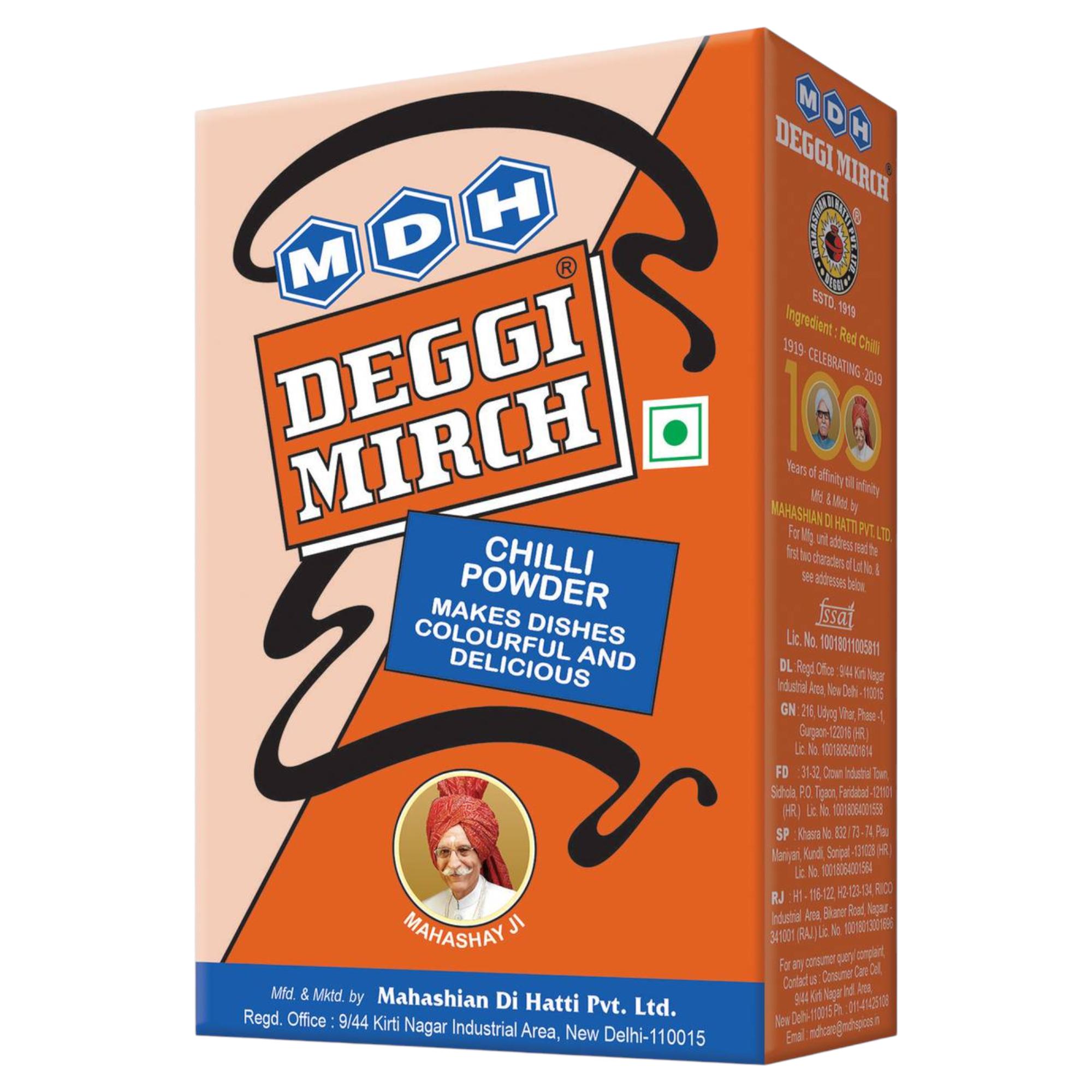 MDH Deggi Chilli Powder 100 g Pack Of 1 Premium Red Spice For Vibrant Color And Flavor In Everyday Cooking Recipes
MDH Deggi Chilli Powder 100 g Pack Of 1 Premium Red Spice For Vibrant Color And Flavor In Everyday Cooking Recipes
