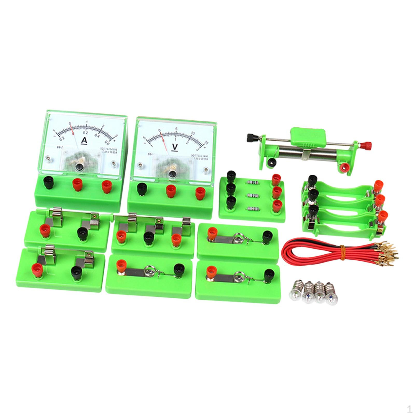 Physics Science Learning Kit Basic Educational Lab Equipment Student Electric Circuit Tool
Physics Science Learning Kit Basic Educational Lab Equipment Student Electric Circuit Tool