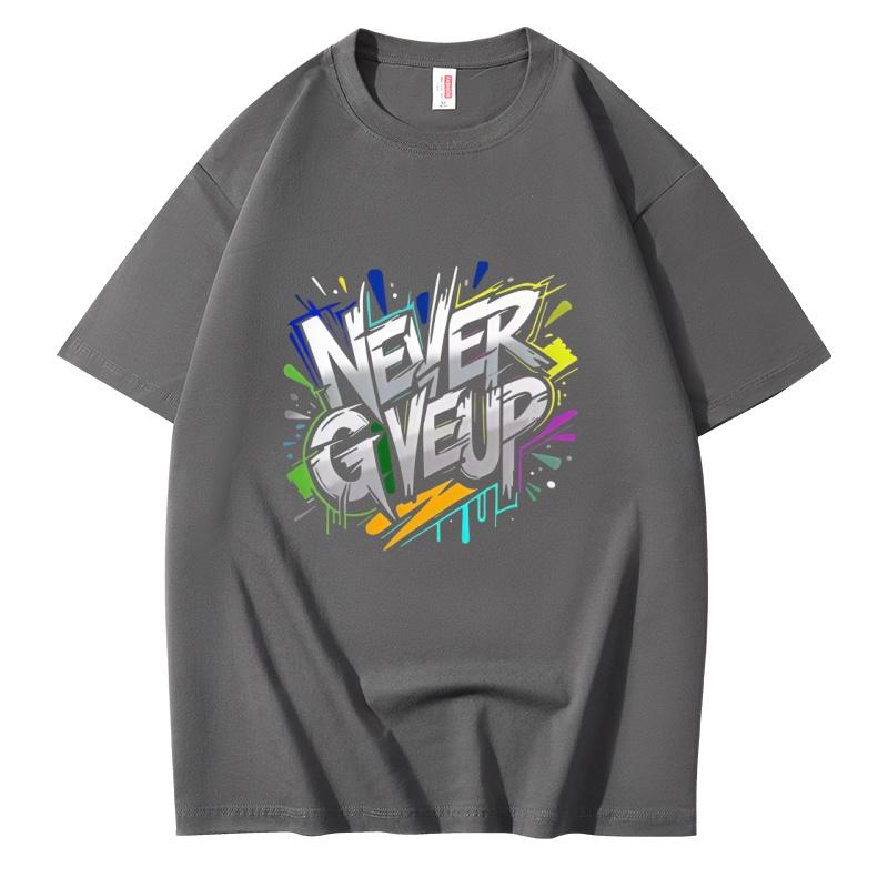Unisexs 230g Heavyweight Cotton Never Give Up Graffiti Print Casual Streetwear TShirt 4XL
Unisexs 230g Heavyweight Cotton Never Give Up Graffiti Print Casual Streetwear TShirt 4XL