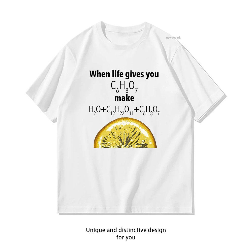 When Life GivWhen Life Gives You Lemons Make Funny Science Geek Tshirt Women Unisex Casual Cotton Graphic T Shirt Adult Streetwear 4XL
When Life GivWhen Life Gives You Lemons Make Funny Science Geek Tshirt Women Unisex Casual Cotton Graphic T Shirt Adult Streetwear 4XL