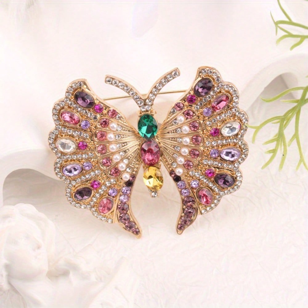 Adorn Sweaters, Coats, with This Palace-style Butterfly Brooch. A Exquisite and Versatile Jewelry Gift for Women on Any Occasion
Adorn Sweaters, Coats, with This Palace-style Butterfly Brooch. A Exquisite and Versatile Jewelry Gift for Women on Any Occasion