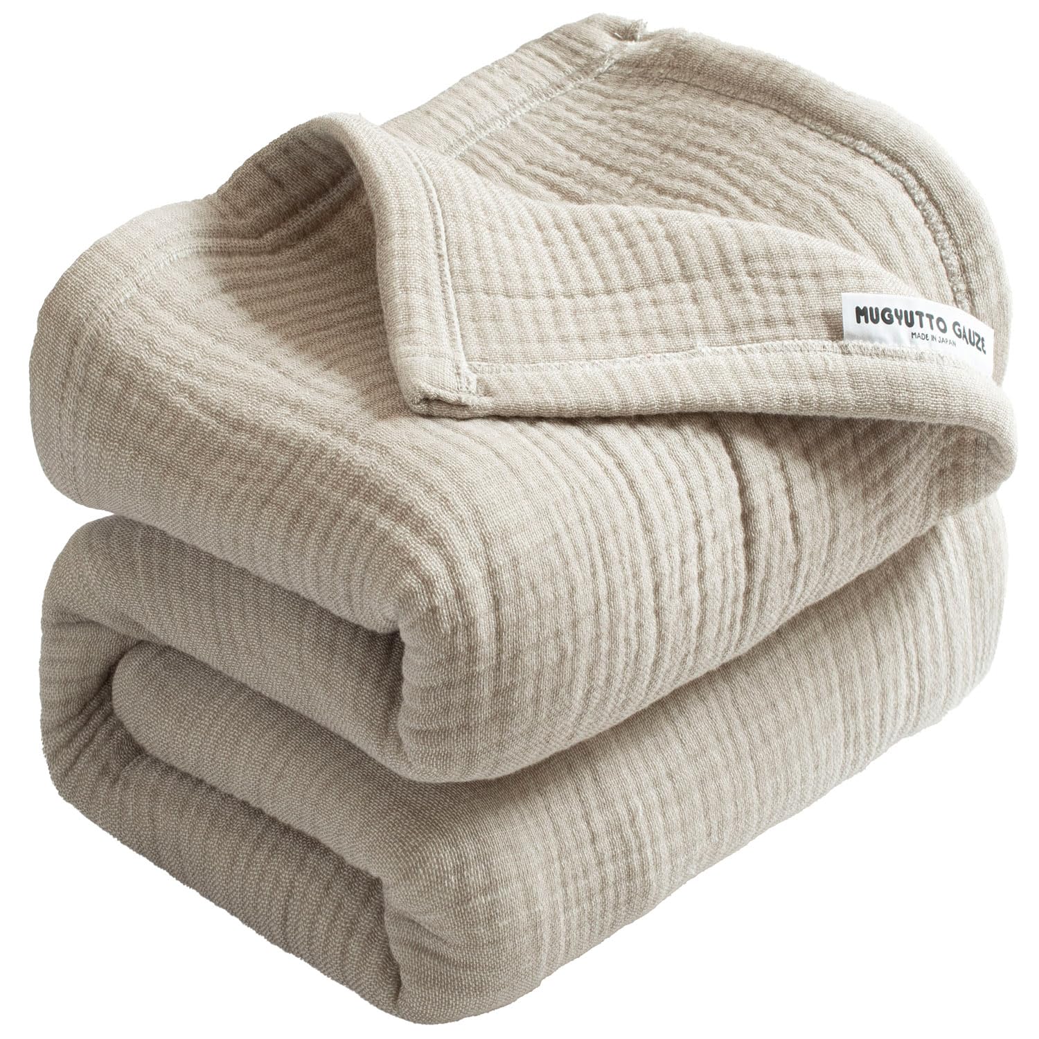 Transparan Gauze Made in MUGYUTTO 128 x 190 Soft and Cotton Gauze Blanket, Single, Japan, 5-Layer GAUZE, Approx. cm, Fluffy, 100% (Beige) бежевий
Transparan Gauze Made in MUGYUTTO 128 x 190 Soft and Cotton Gauze Blanket, Single, Japan, 5-Layer GAUZE, Approx. cm, Fluffy, 100% (Beige) бежевий