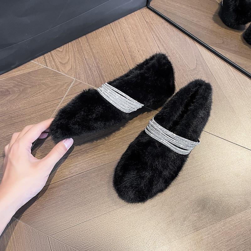 Large Size Women s Shoes 2026 Autumn Winter New Fashion Rhinestone Comfort Warm Shoes Lightweight Soft Sole Non Slip Plush Shoes 34 чорний
Large Size Women s Shoes 2026 Autumn Winter New Fashion Rhinestone Comfort Warm Shoes Lightweight Soft Sole Non Slip Plush Shoes 34 чорний
