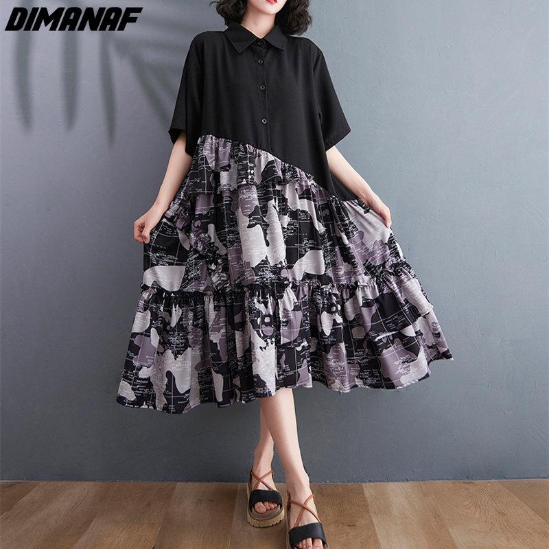 DIMANAF 2023 Plus Size Новый летний стиль Женское платье Пэчворк Цветочное свободное платье Праздник Длинное платье Оверсайз
DIMANAF 2023 Plus Size Новый летний стиль Женское платье Пэчворк Цветочное свободное платье Праздник Длинное платье Оверсайз