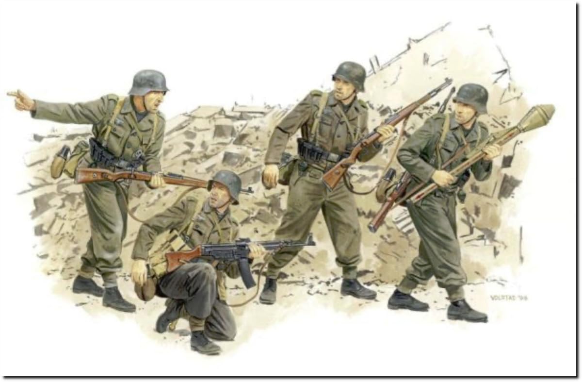 Platz Dragon WW2 German Infantry Last Battle Austria 1945 Plastic Model DR6278 1/35 (person)
Platz Dragon WW2 German Infantry Last Battle Austria 1945 Plastic Model DR6278 1/35 (person)