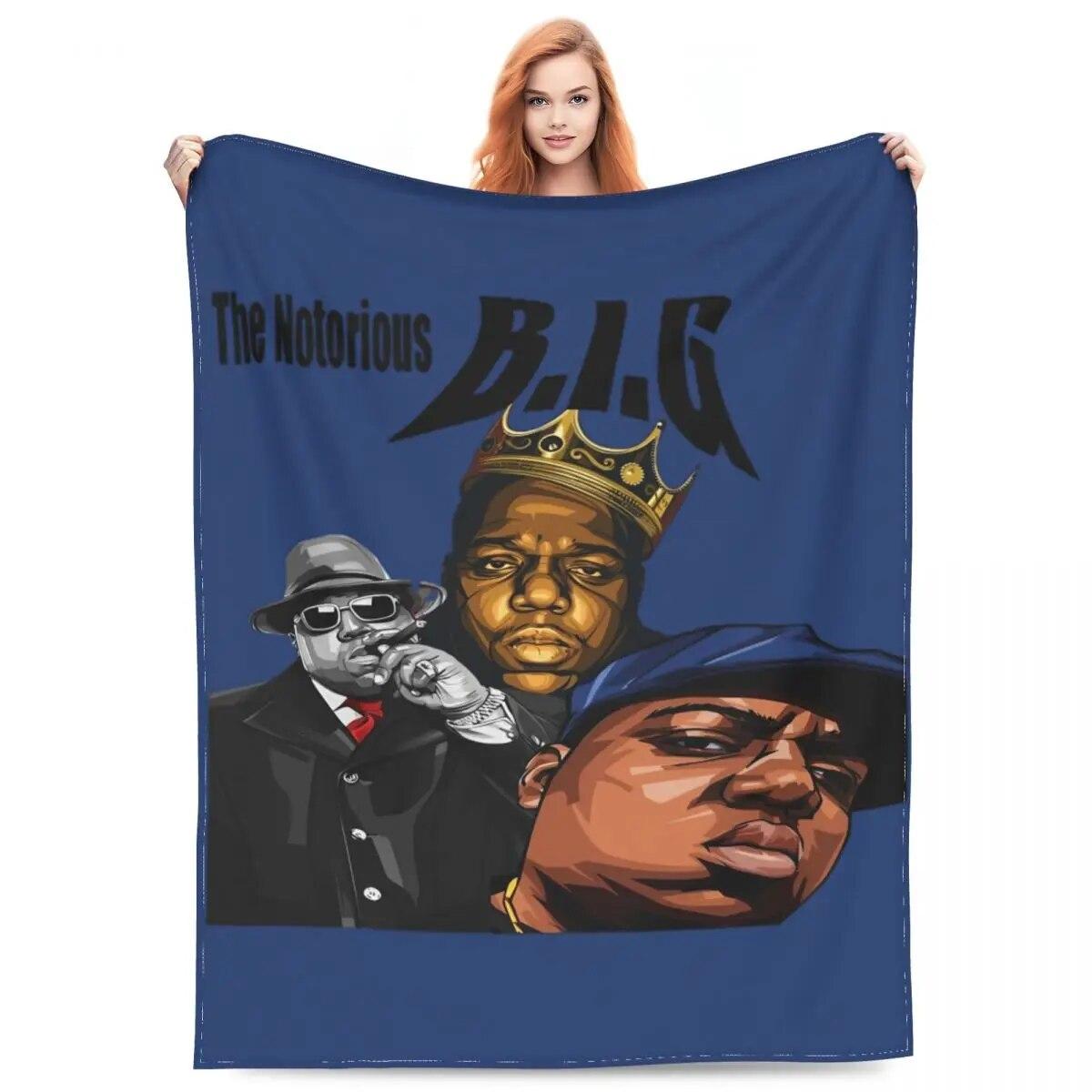 The Notorious Big Rapper Merch Blanket Flannel Bedding 90s Musician Throw Blankets Comfortable Soft for Office Bedding Throws
The Notorious Big Rapper Merch Blanket Flannel Bedding 90s Musician Throw Blankets Comfortable Soft for Office Bedding Throws
