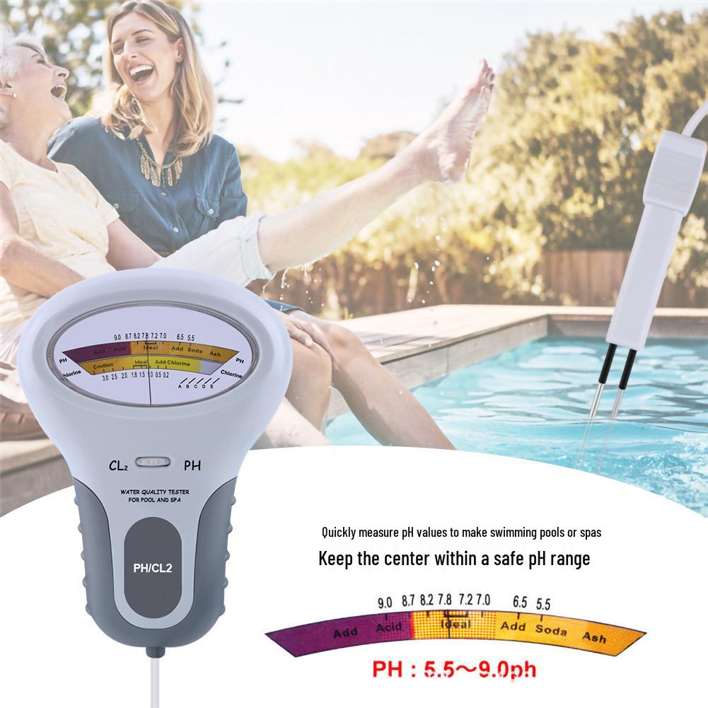 PC102 Pool Residual Chlorine & pH Tester - Hot Spring Chlorine Detector
PC102 Pool Residual Chlorine & pH Tester - Hot Spring Chlorine Detector