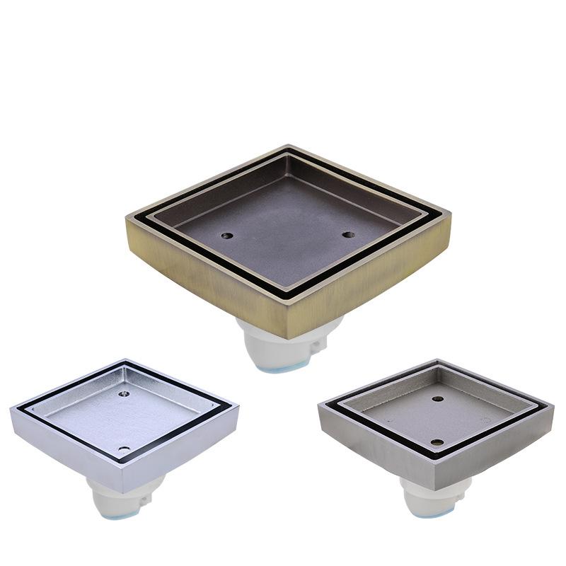 Tile Insert Drain Square Invisible Bathroom Floor Drain 10X10cm Shower Drain Brass Fine Floor Drain
Tile Insert Drain Square Invisible Bathroom Floor Drain 10X10cm Shower Drain Brass Fine Floor Drain